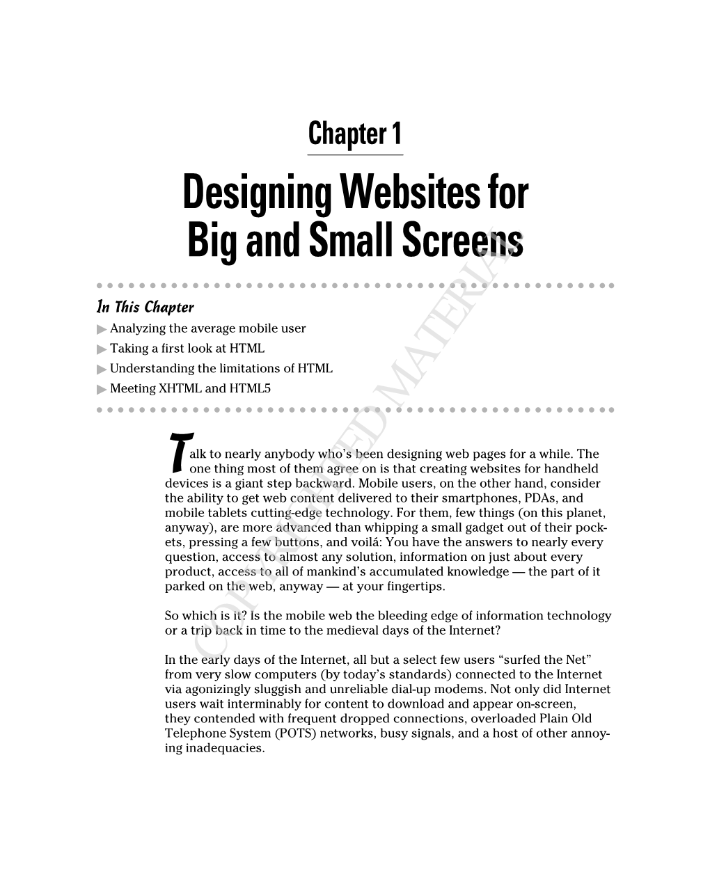 Designing Websites for Big and Small Screens