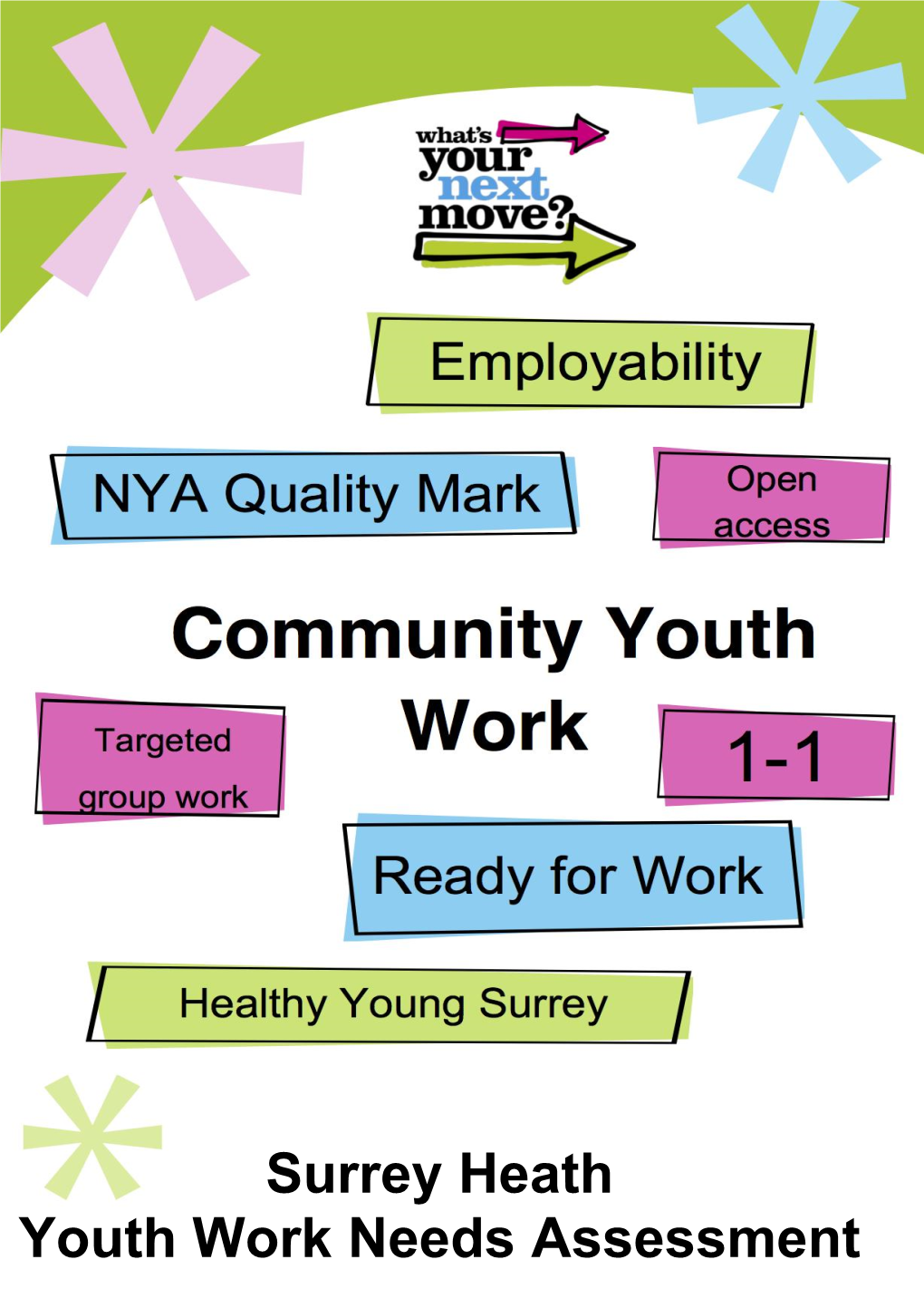 Surrey Heath Youth Work Needs Assessment Part A: Surrey Heath – Local Needs Assessment