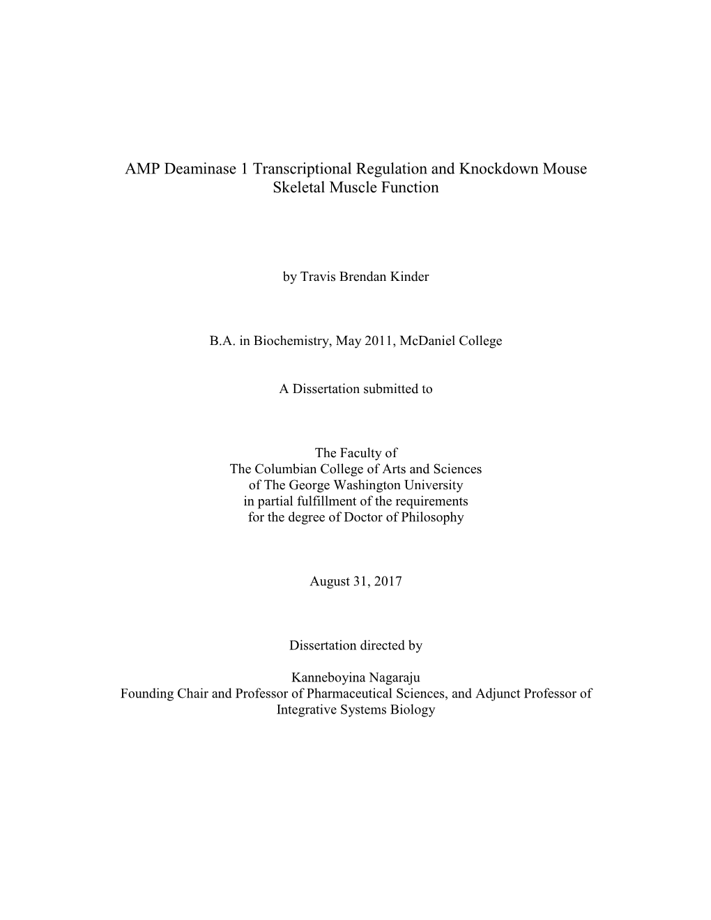 AMP Deaminase 1 Transcriptional Regulation and Knockdown Mouse Skeletal Muscle Function