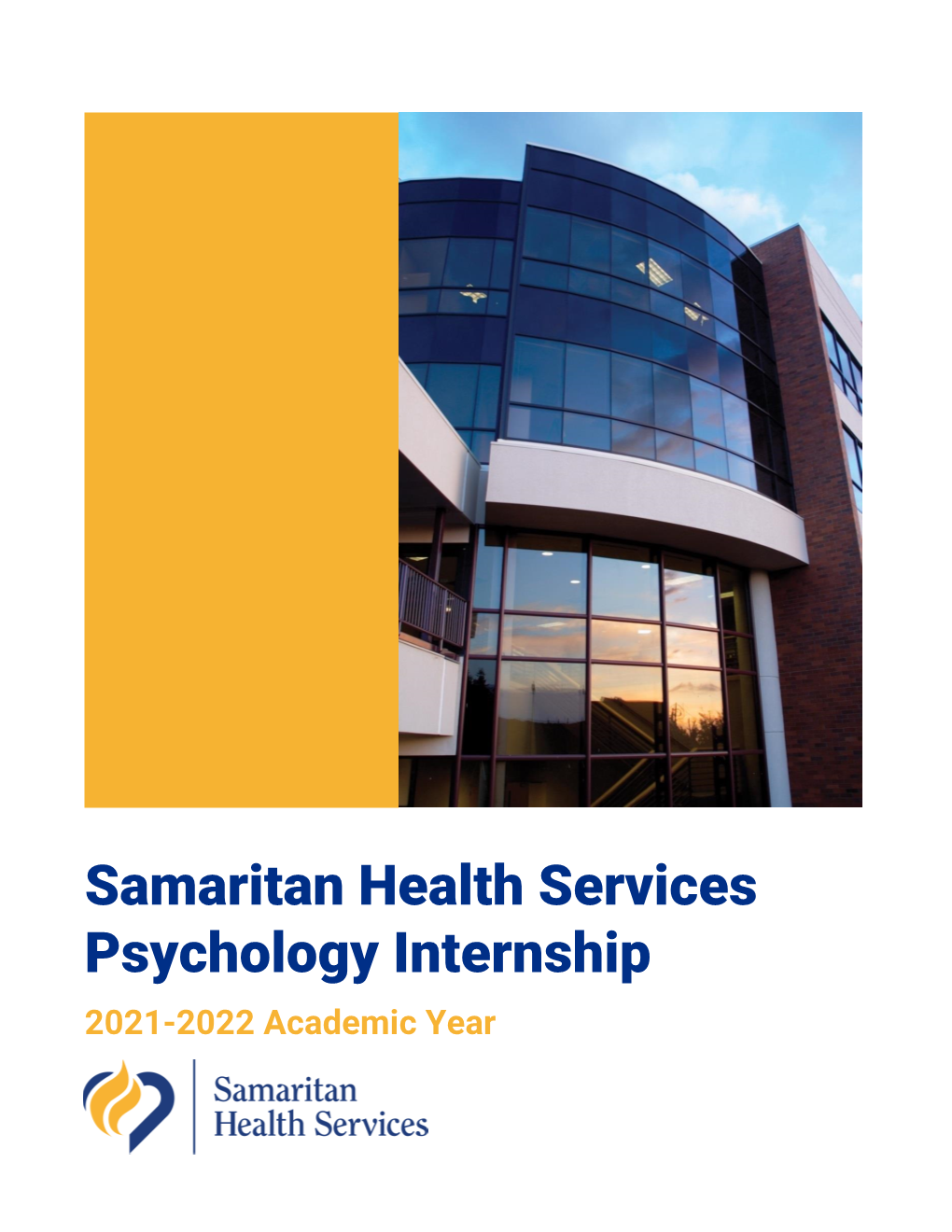 Samaritan Health Services Psychology Internship 2021-2022 Academic Year