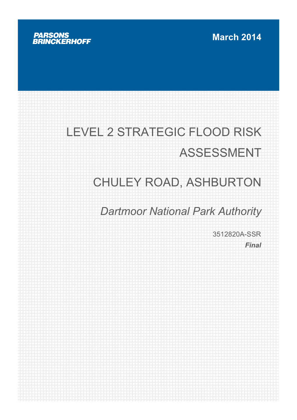 Strategic Flood Risk Assessment