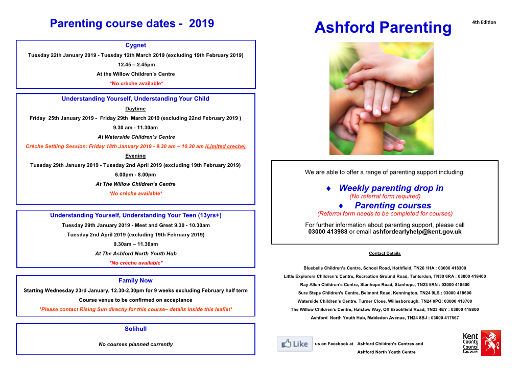 Ashford Parenting 4Th Edition