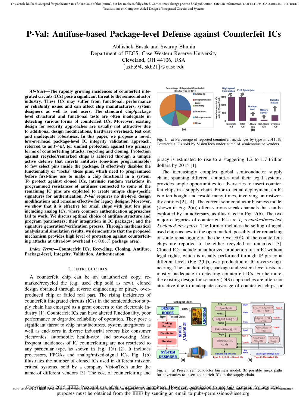 Antifuse-Based Package-Level Defense Against Counterfeit Ics