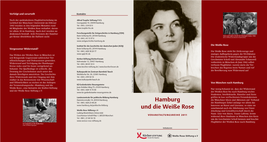 Hamburg Und Die Weiße Rose