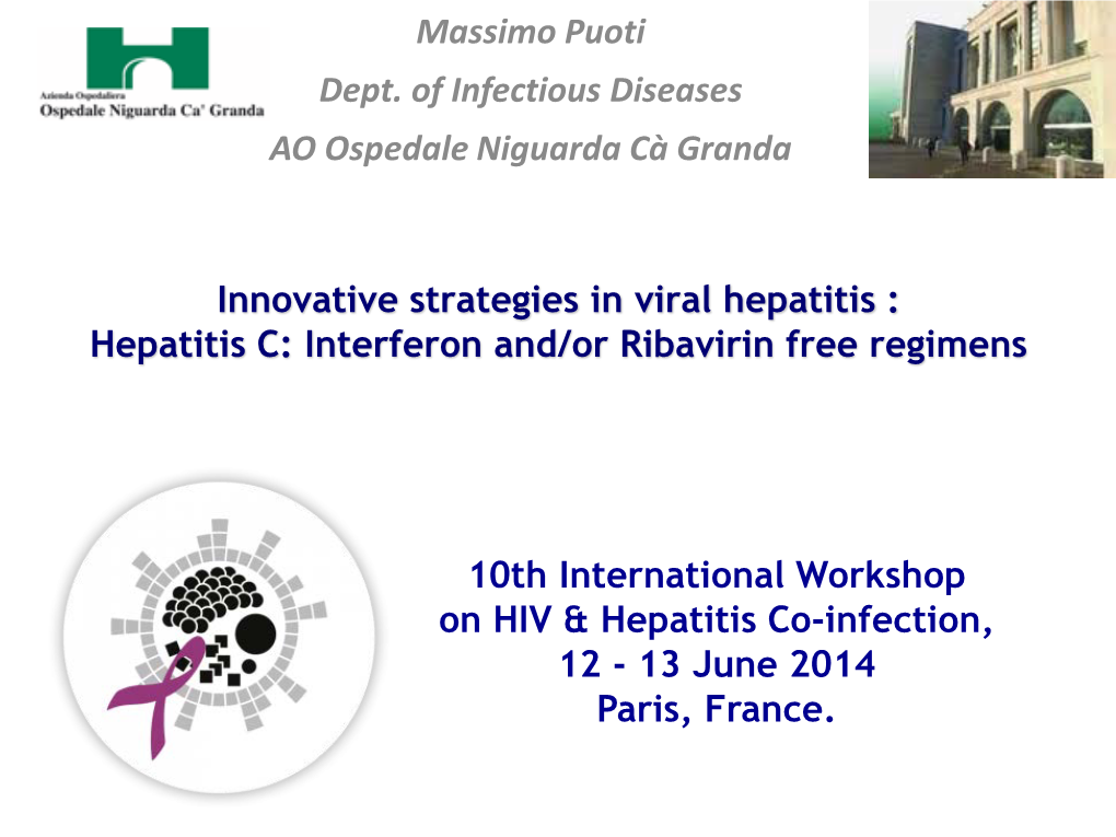 Sofosbuvir + Ribavirin in HCV G1