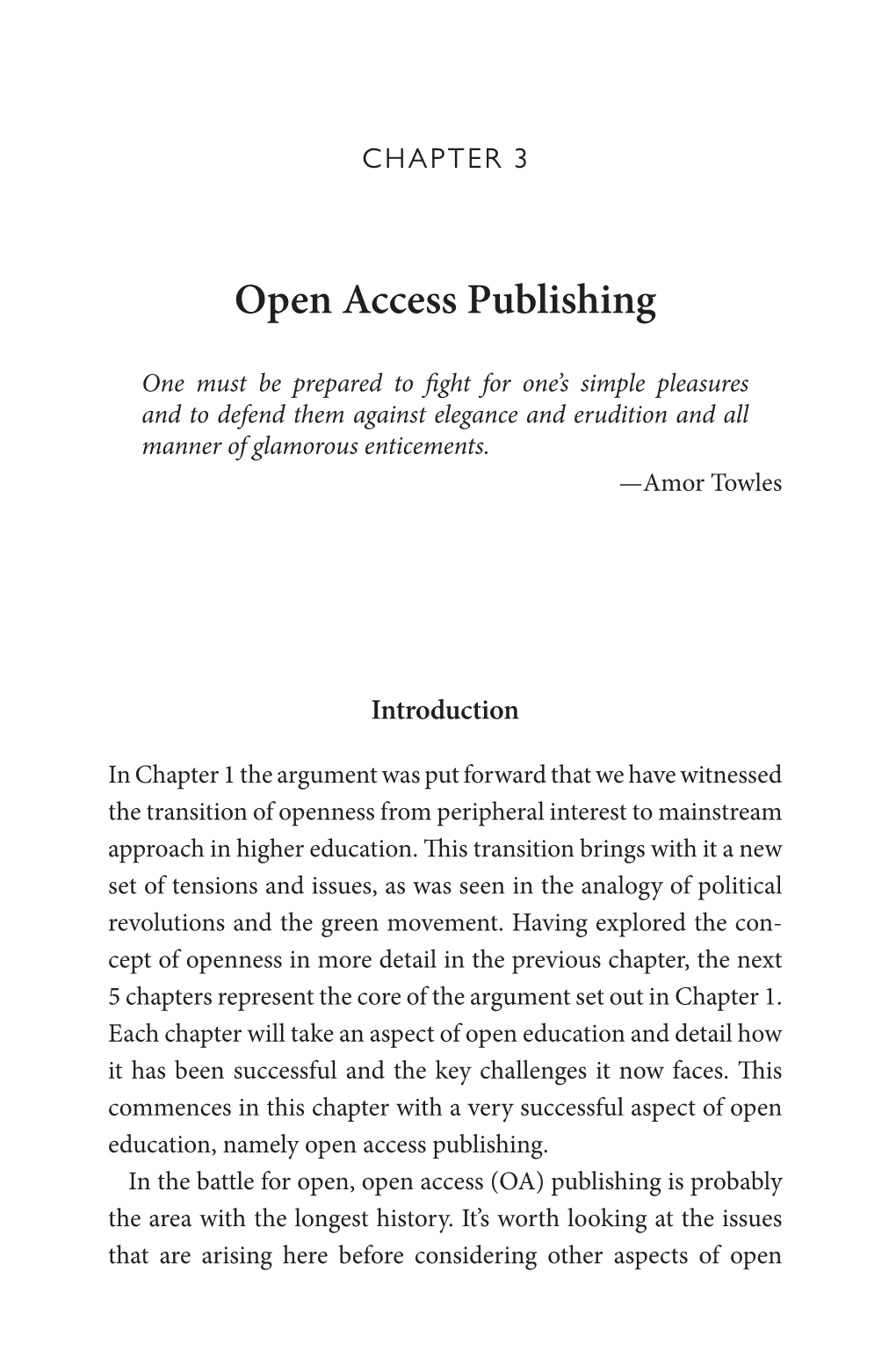 Open Access Publishing