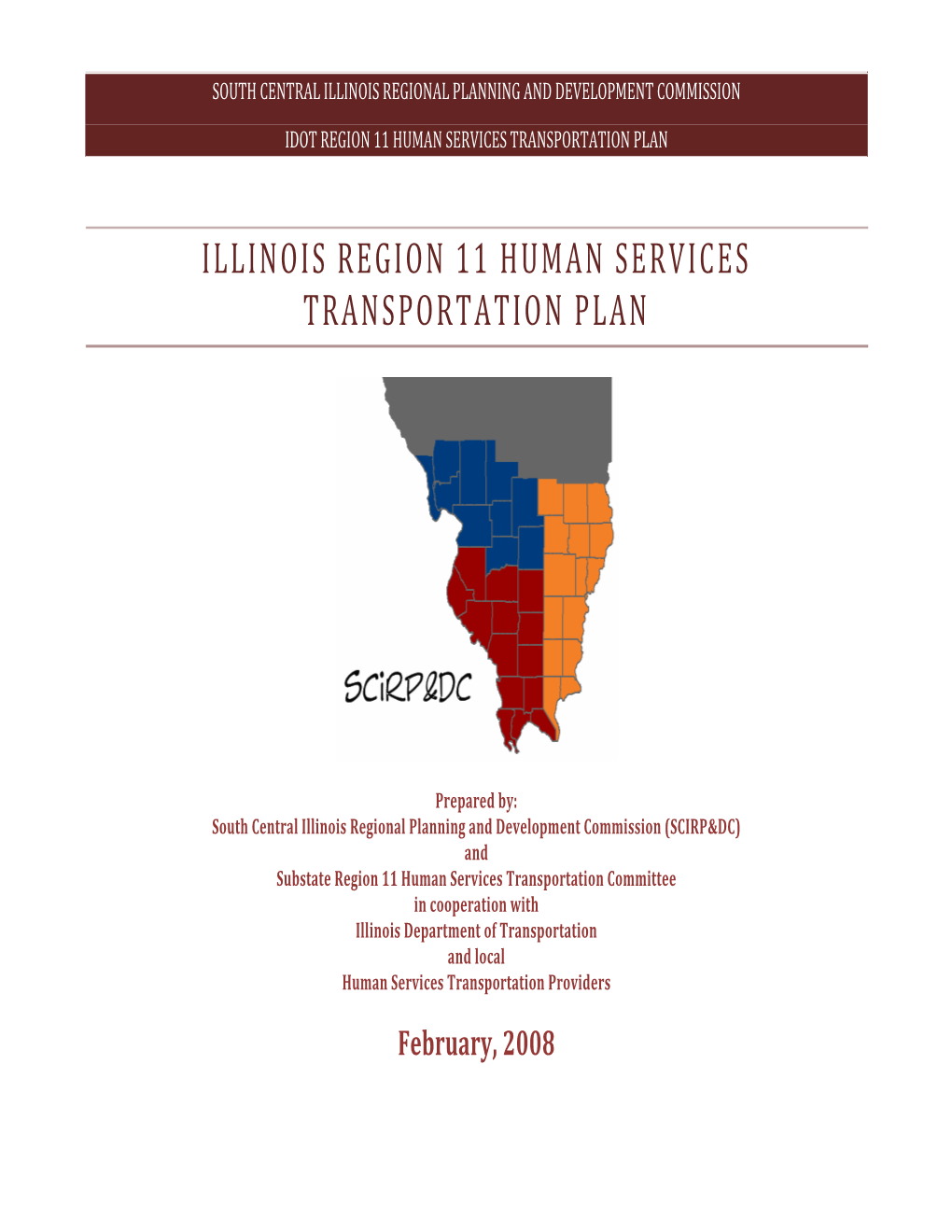 Illinois Region 11 Human Services Transportation Plan