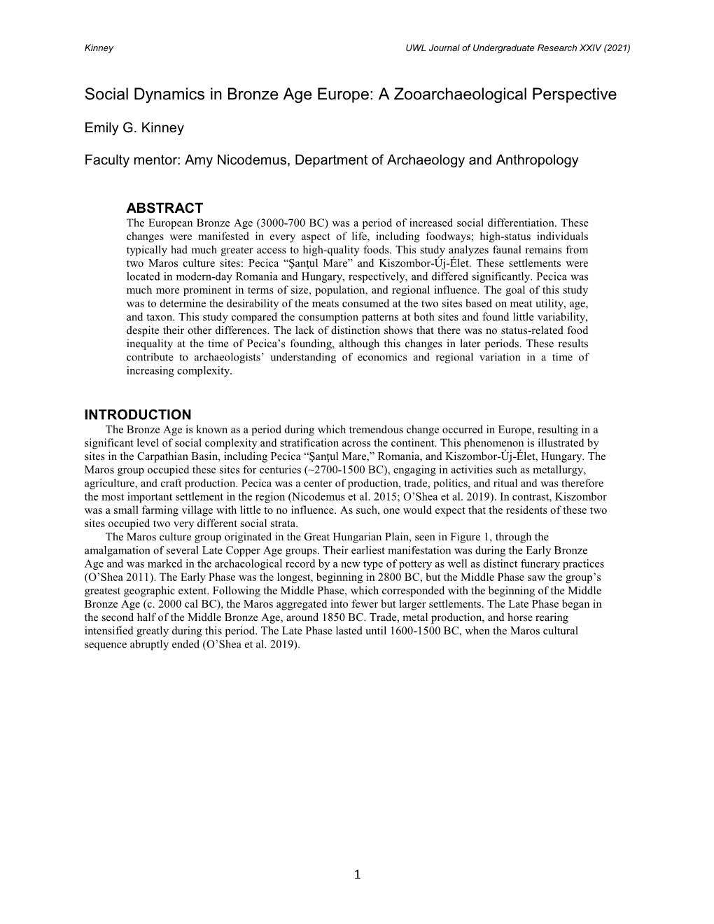 Social Dynamics in Bronze Age Europe: a Zooarchaeological Perspective