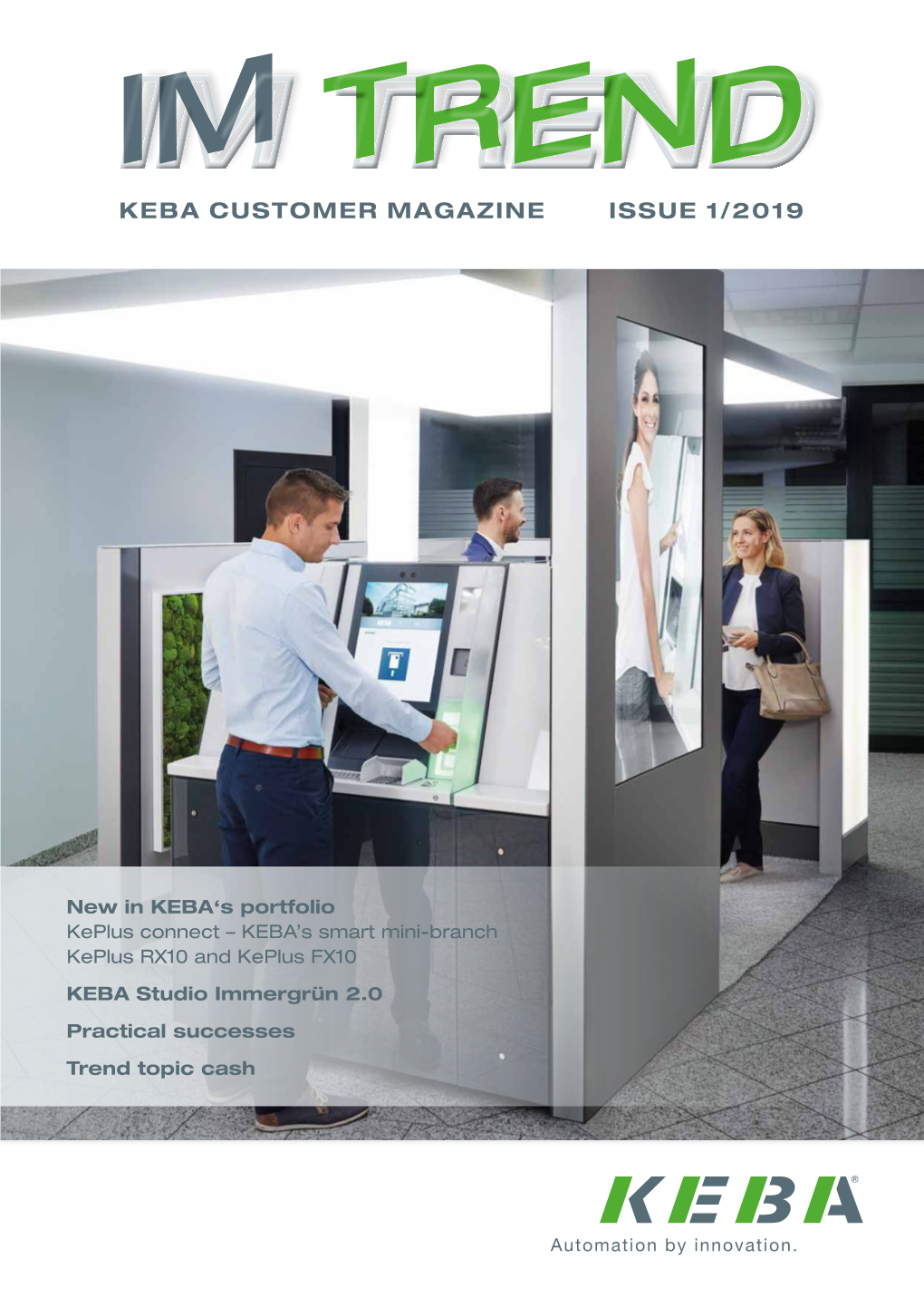 Keba Customer Magazine Issue 1/2019