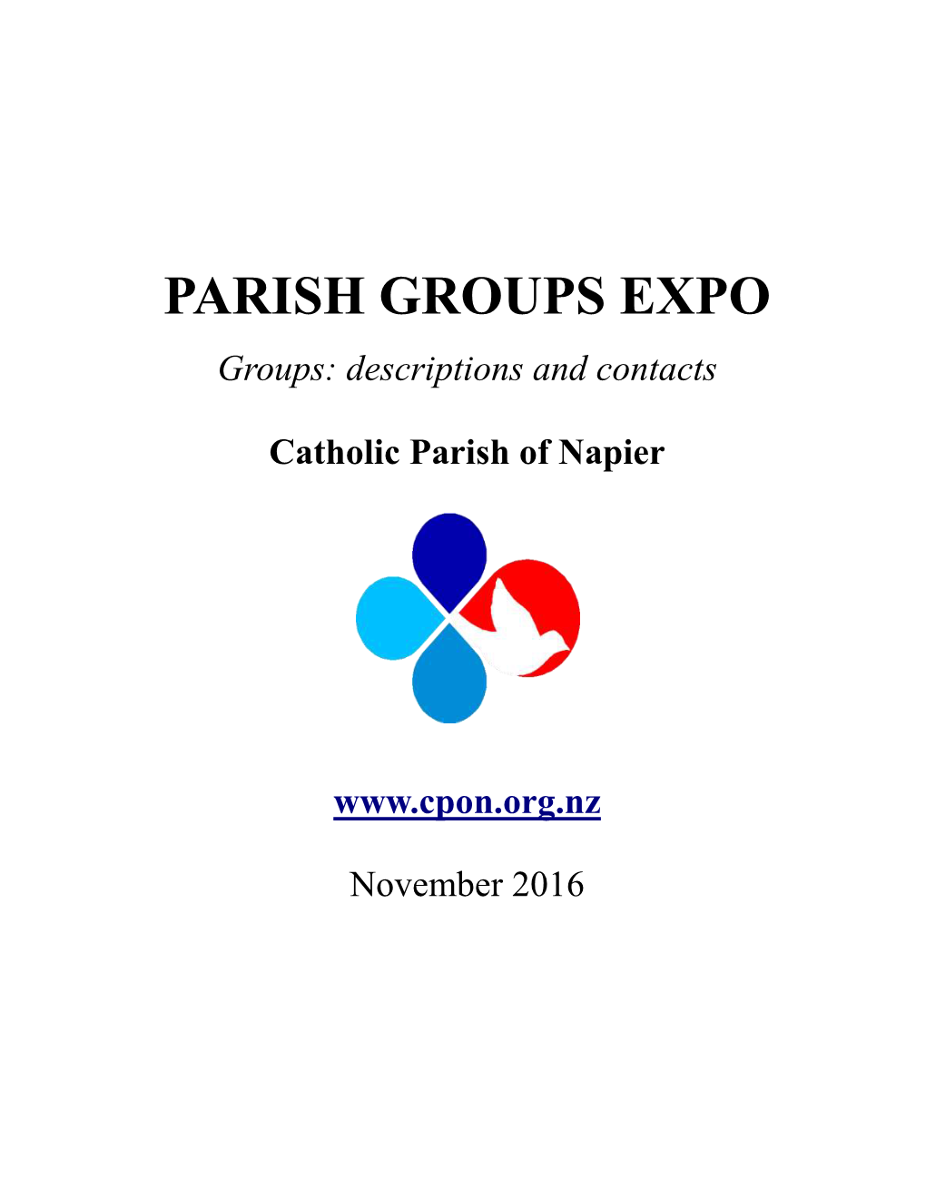 Parish Groups Expo