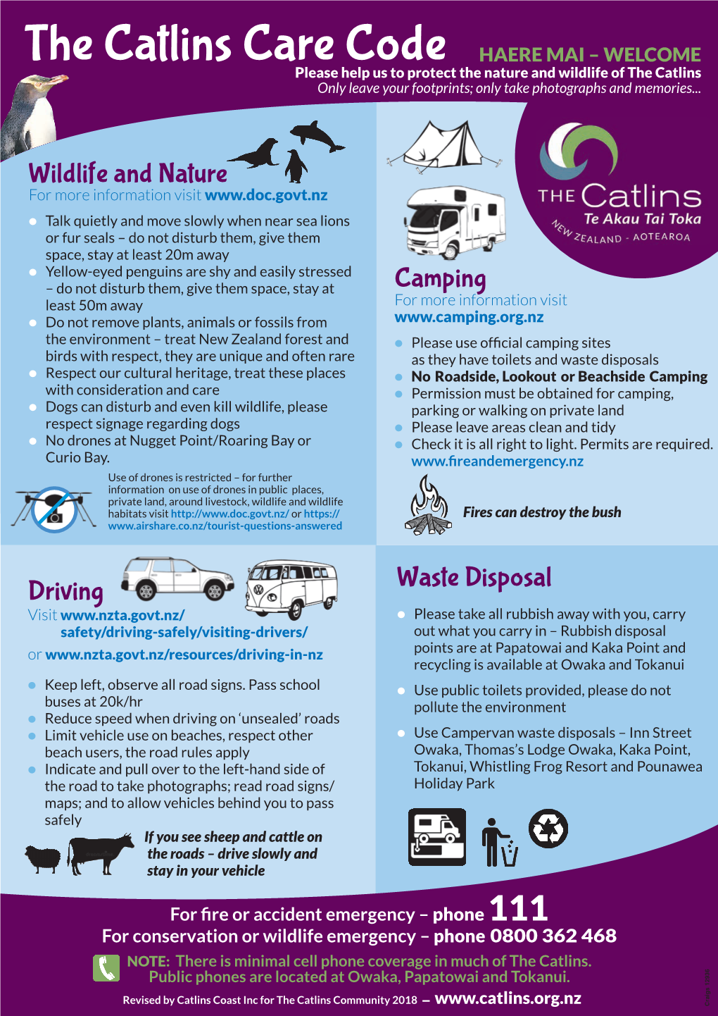 The Catlins Care Code