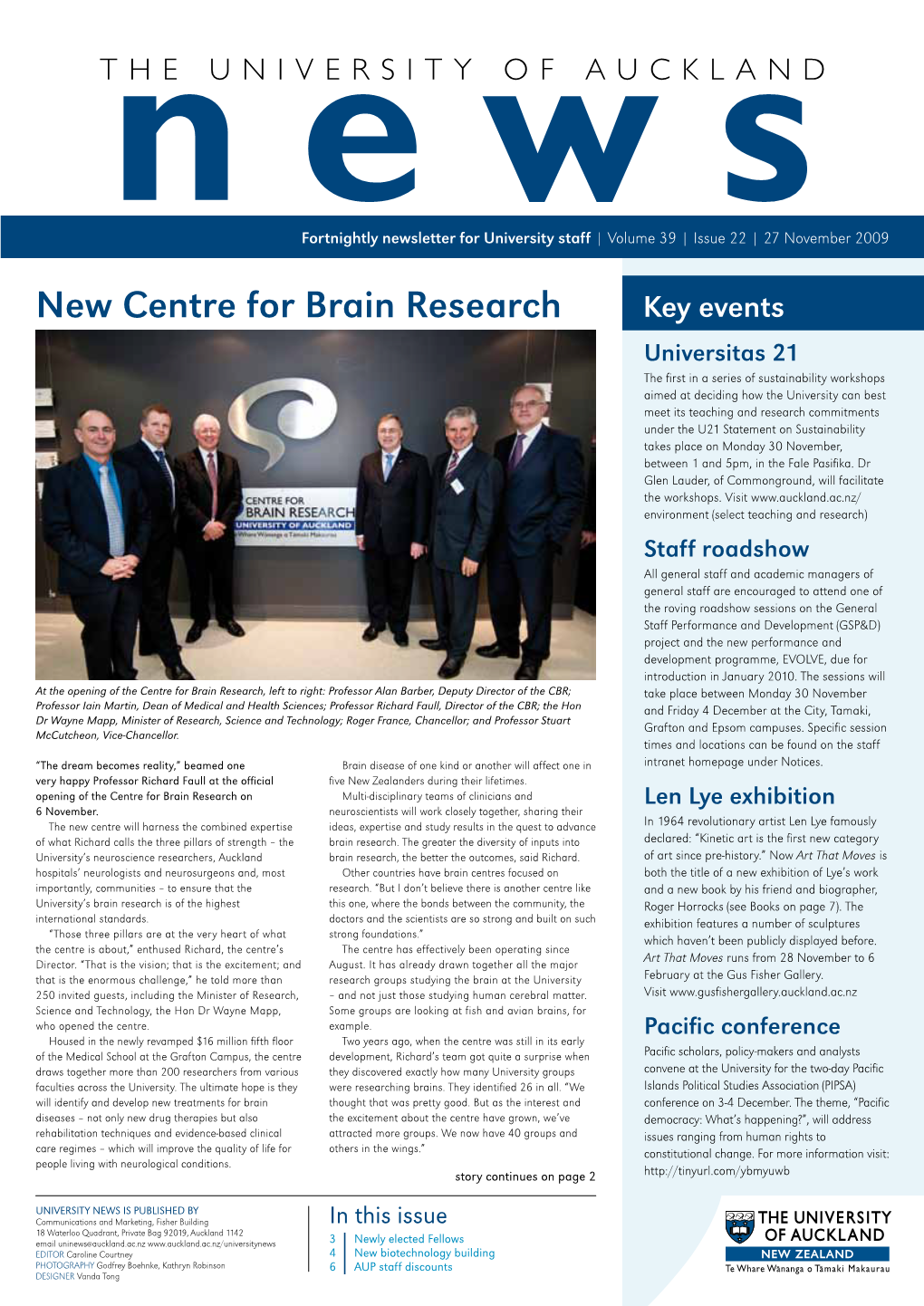 New Centre for Brain Research