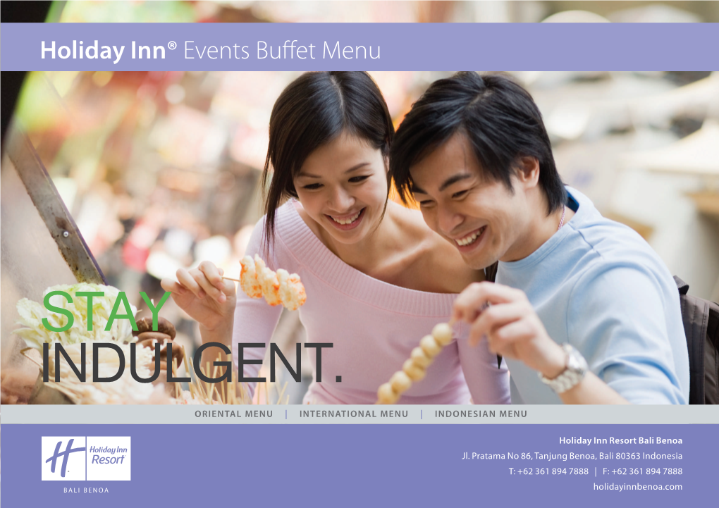 HIRBB Events Buffet Menu-HM.Cdr