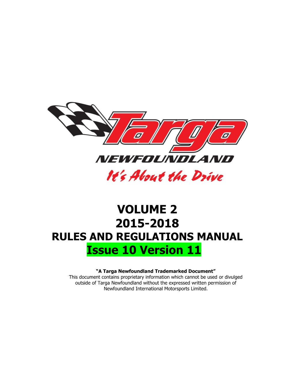 Volume 2 Combined Rules and Regulations