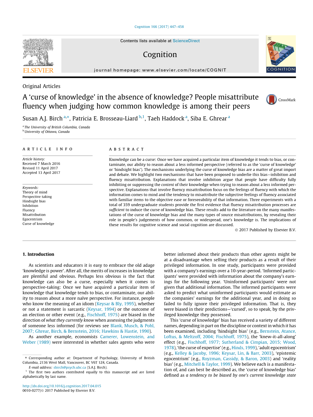 People Misattribute Fluency When Judging H