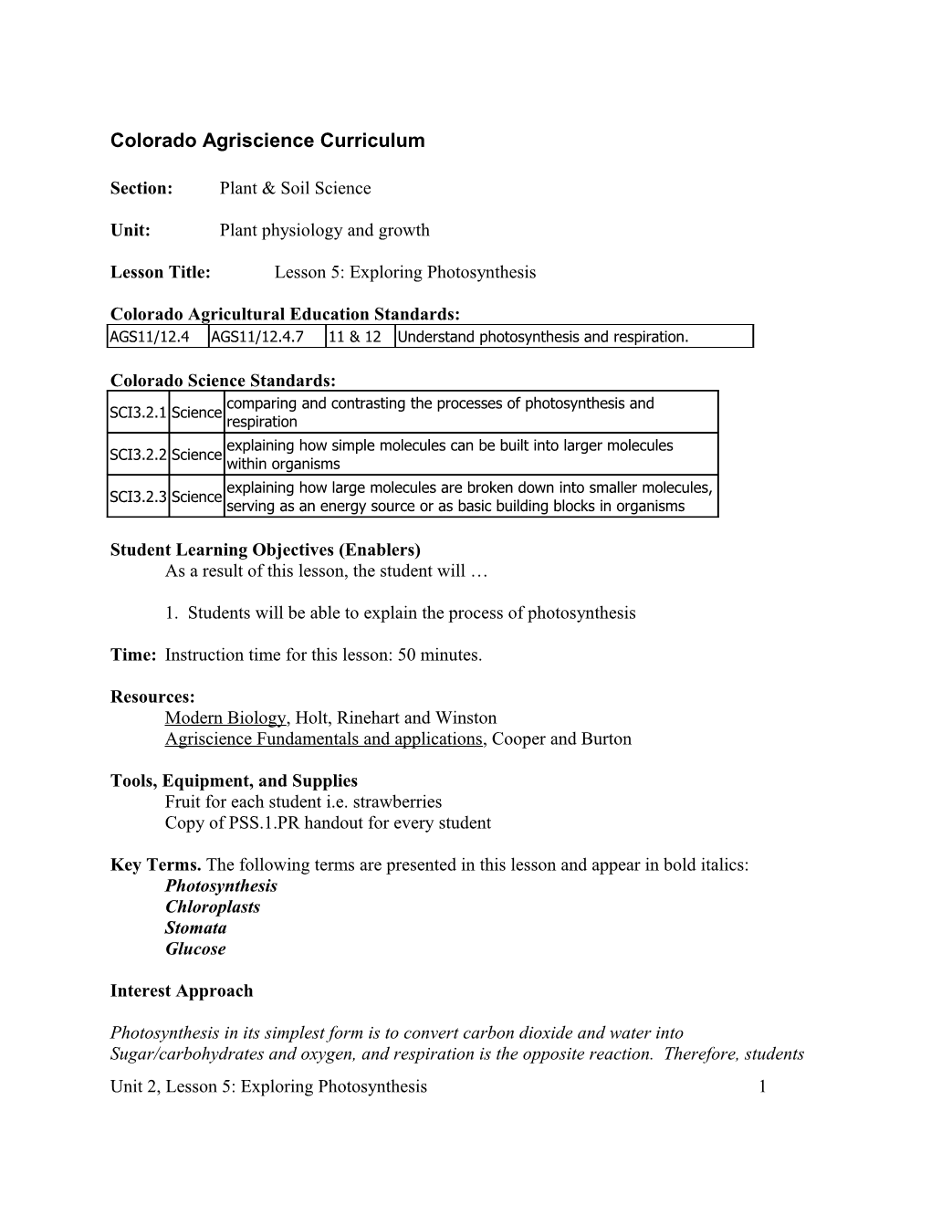 Section: Plant & Soil Science s3