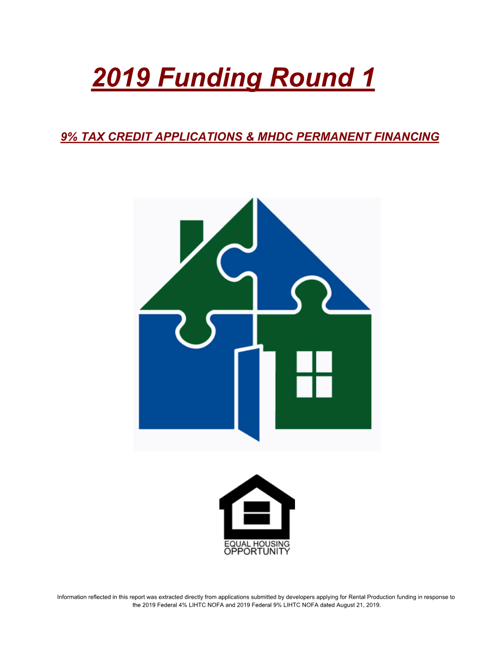 2019 Funding Round 1