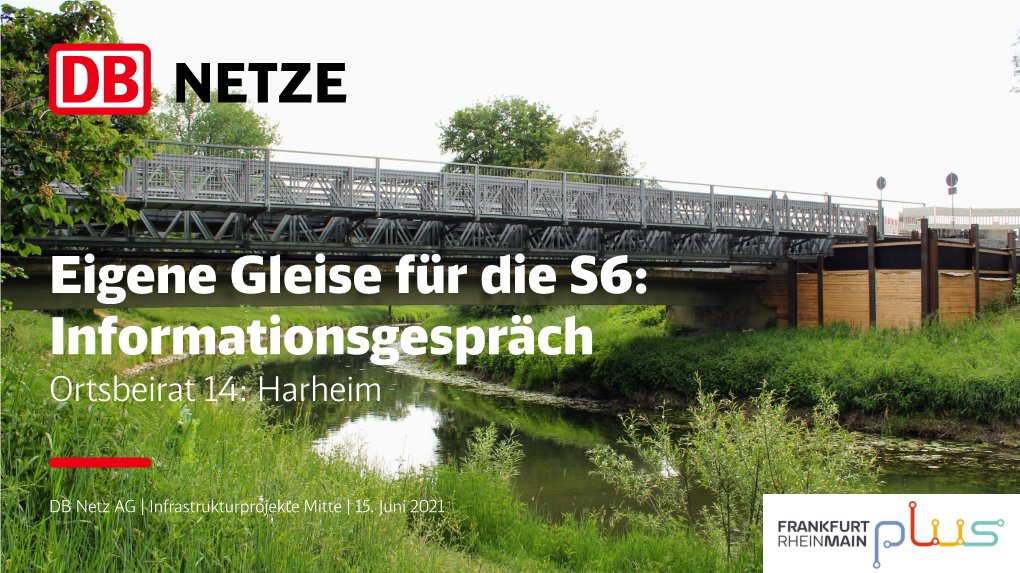 Baustraße Zwischen Frankfurter Berg Und Berkersheim Wird Im Zuge Der Erstellung Von Zwei Neuen Gleisen Nach Beendigung Der Bauarbeiten Vollständig Zurückgebaut