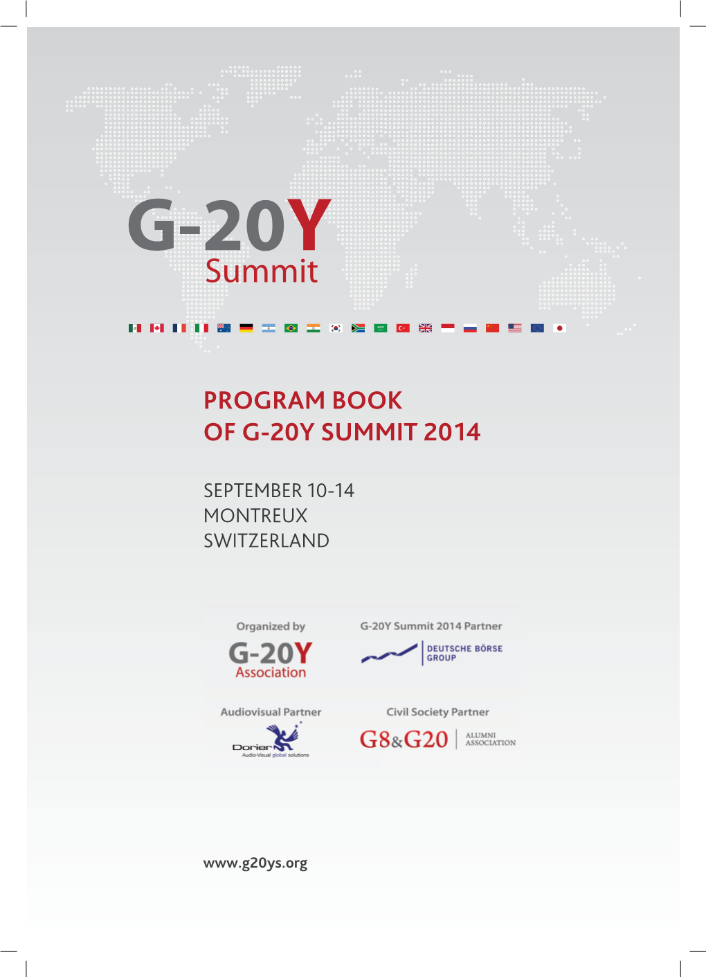 Program Book of G-20Y Summit 2014