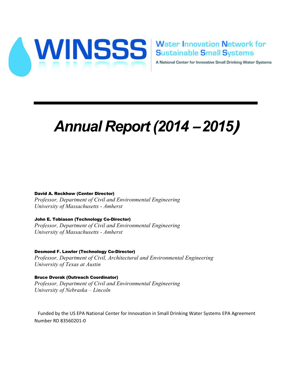 Annual Report (2014 – 2015)