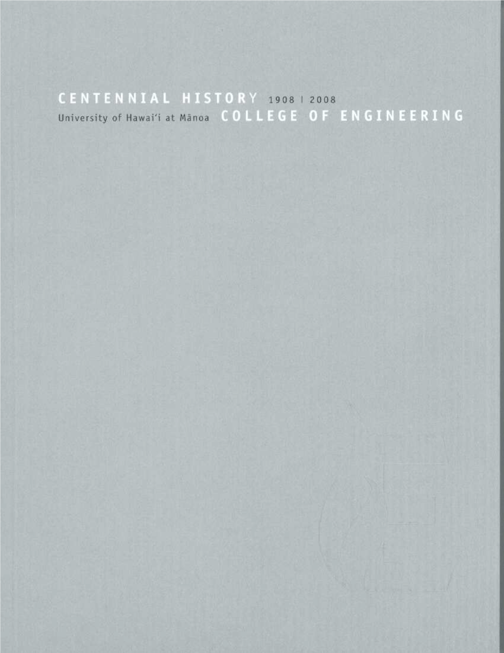 College of Engineering Centennial History