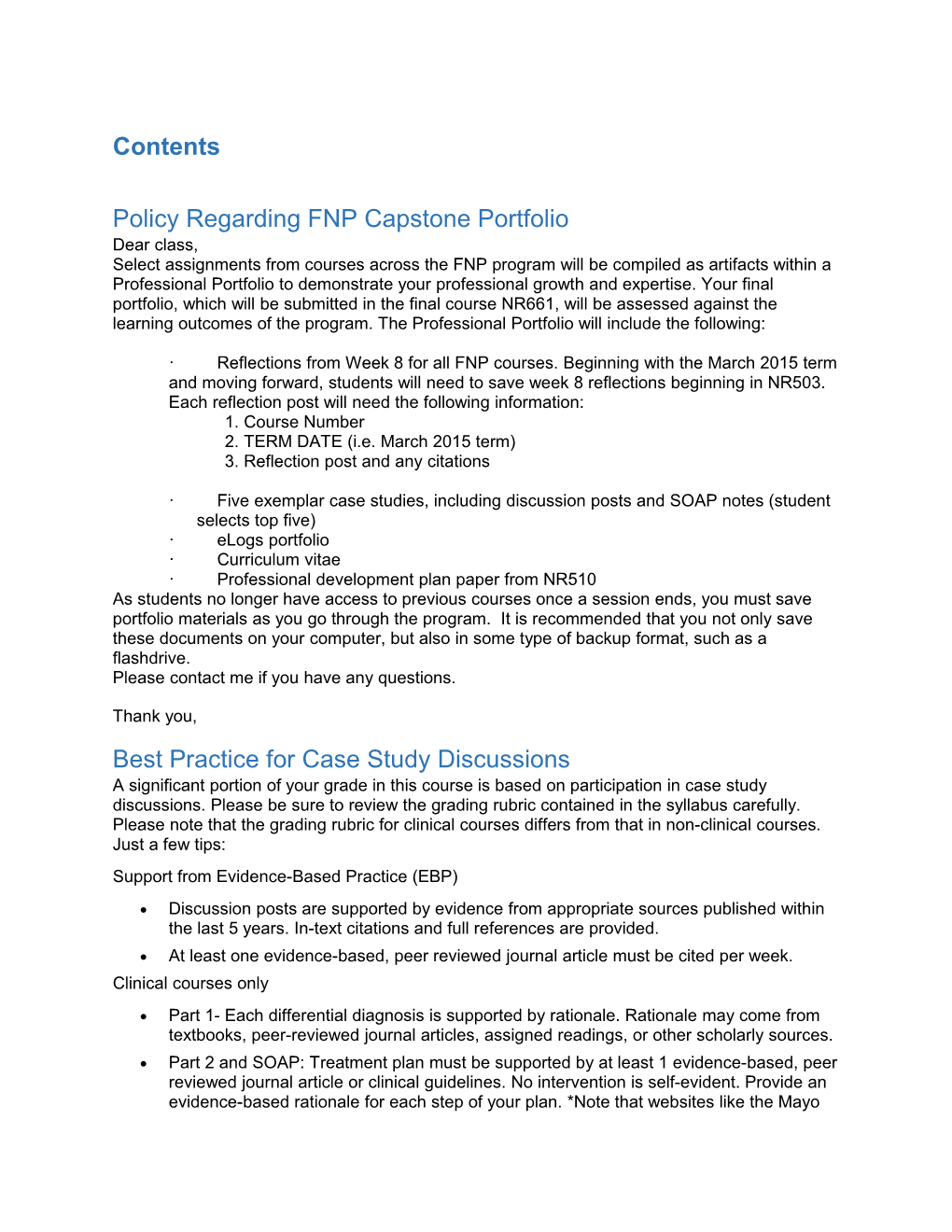 Change in Participation for Unfolding Case Studies 1