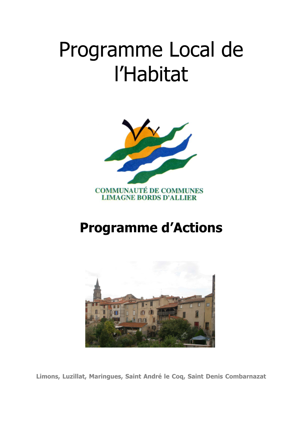 Programme Local De L'habitat