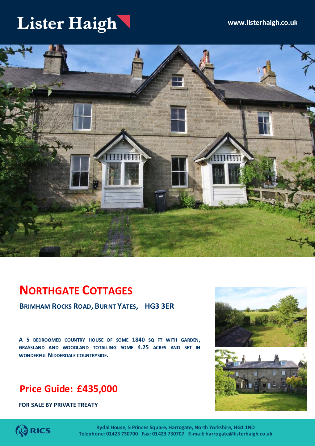 Northgate Cottages Brimham Rocks Road, Burnt Yates, Hg3 3Er