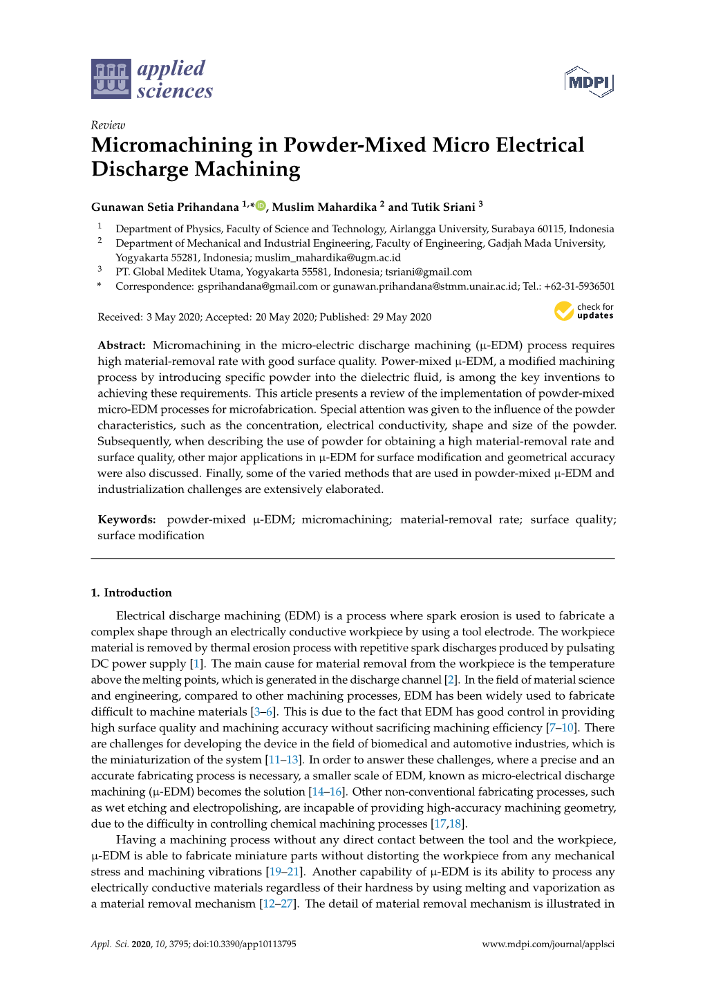 Micromachining in Powder-Mixed Micro Electrical Discharge Machining