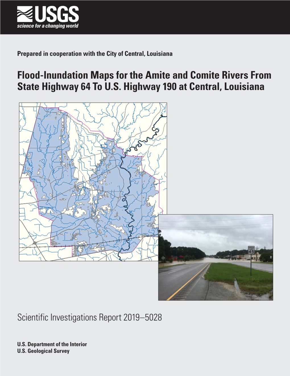 Flood-Inundation Maps for the Amite and Comite Rivers from State Highway 64 to U.S