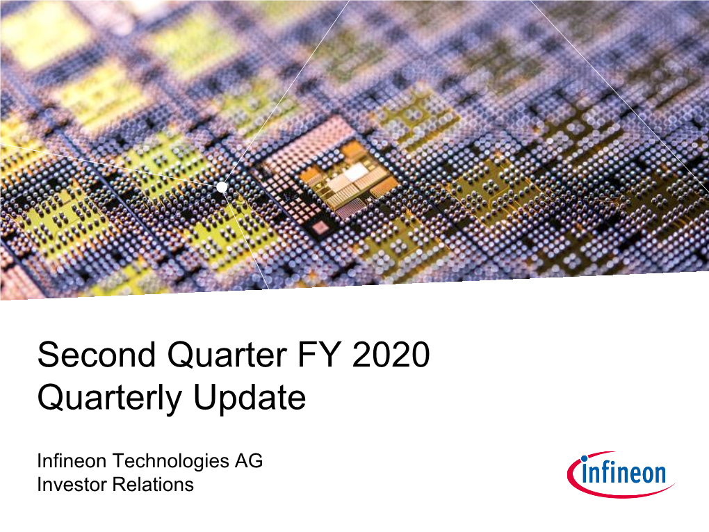 Second Quarter FY 2020 Quarterly Update