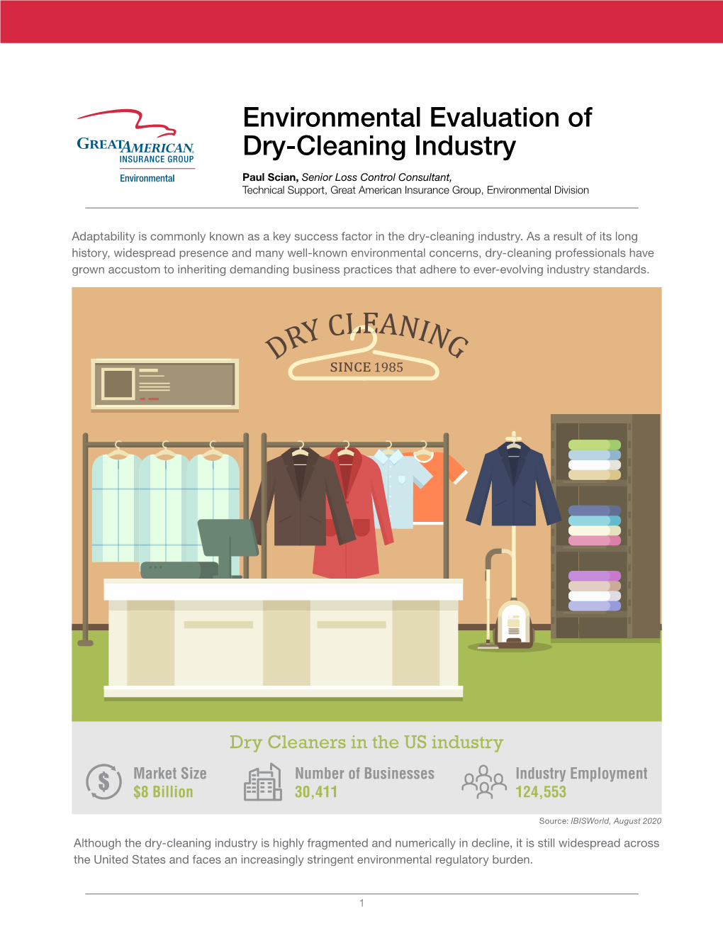 Environmental Evaluation of Dry-Cleaning Industry