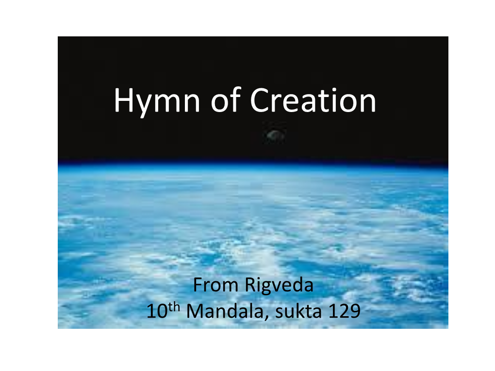 Hymn of Creation