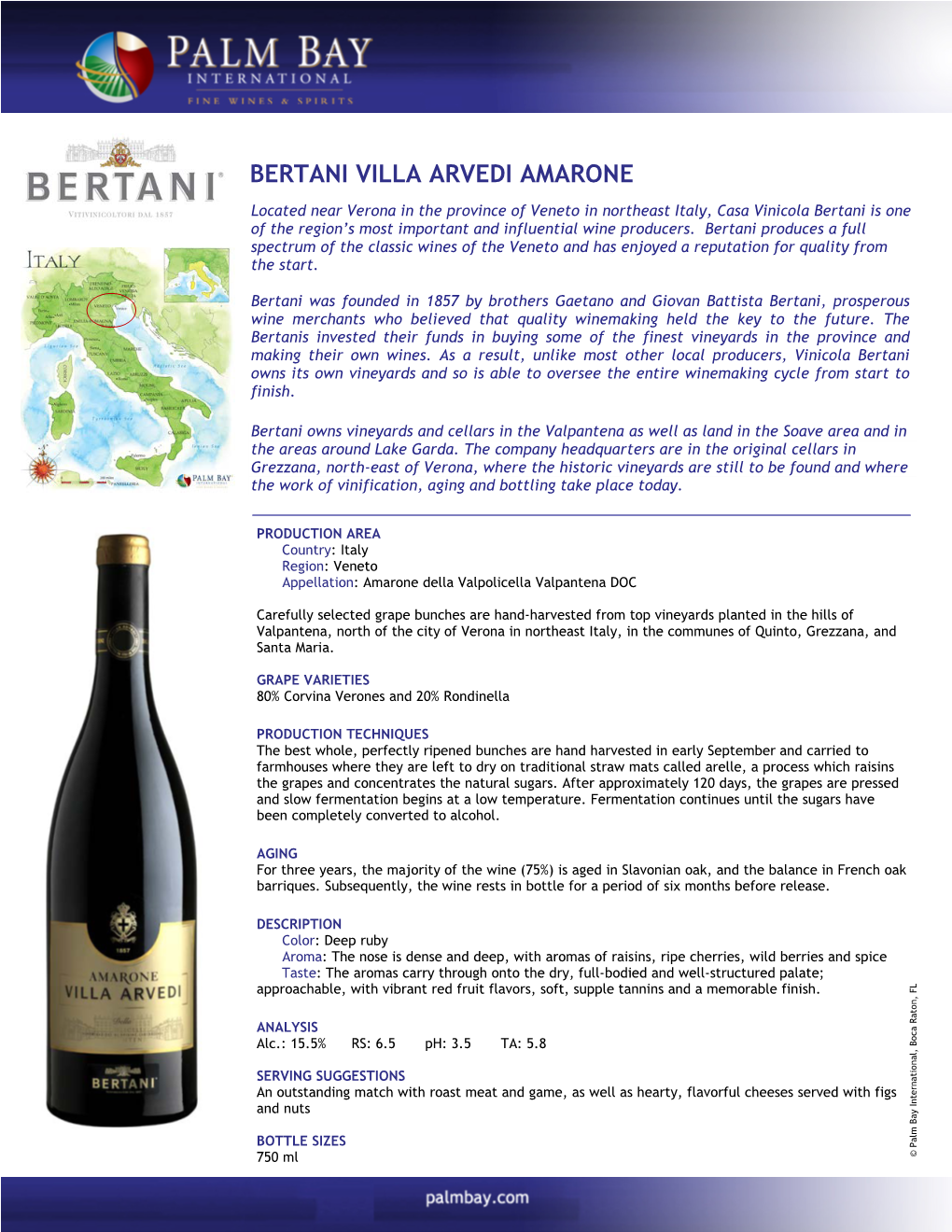 Bertani Villa Arvedi Amarone