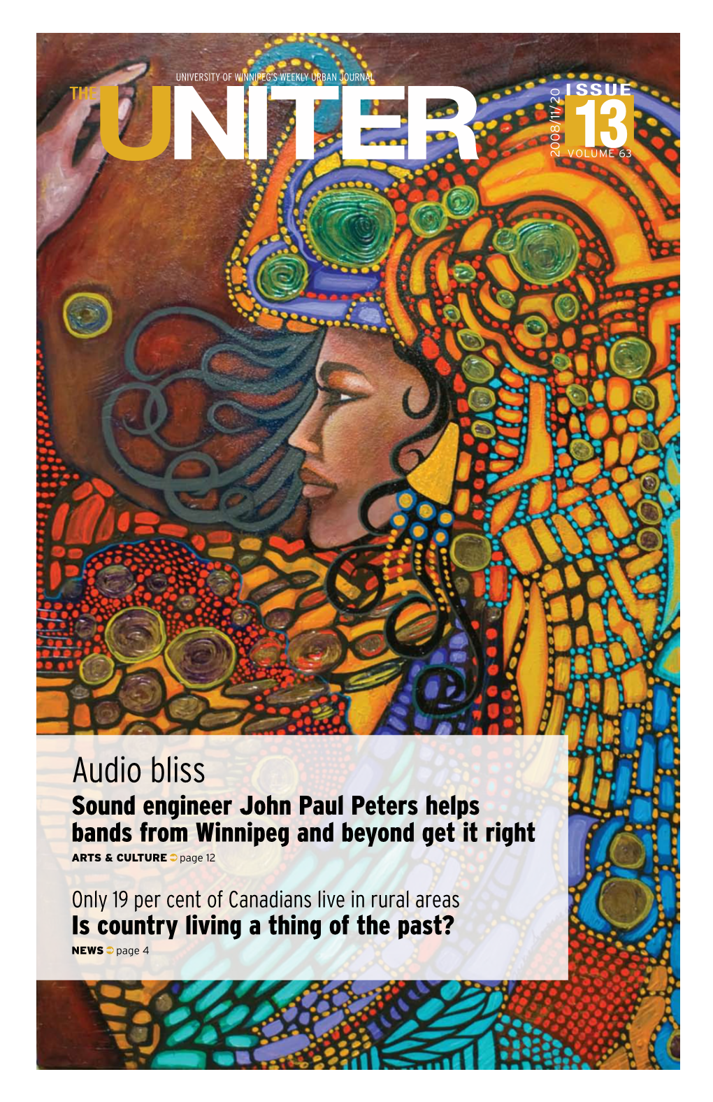 Audio Bliss Sound Engineer John Paul Peters Helps Bands from Winnipeg and Beyond Get It Right Arts & Culture  Page 12