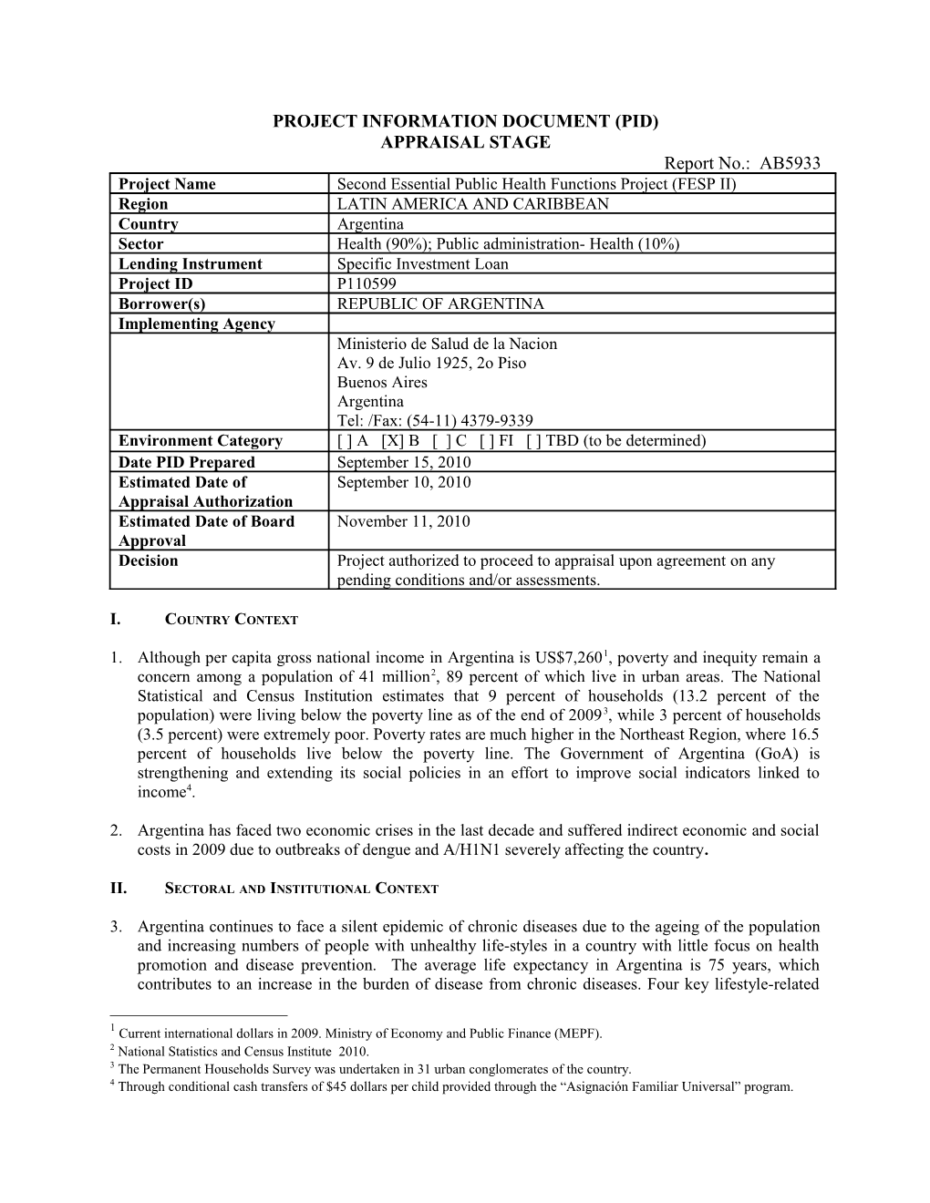 Project Information Document (Pid) s48