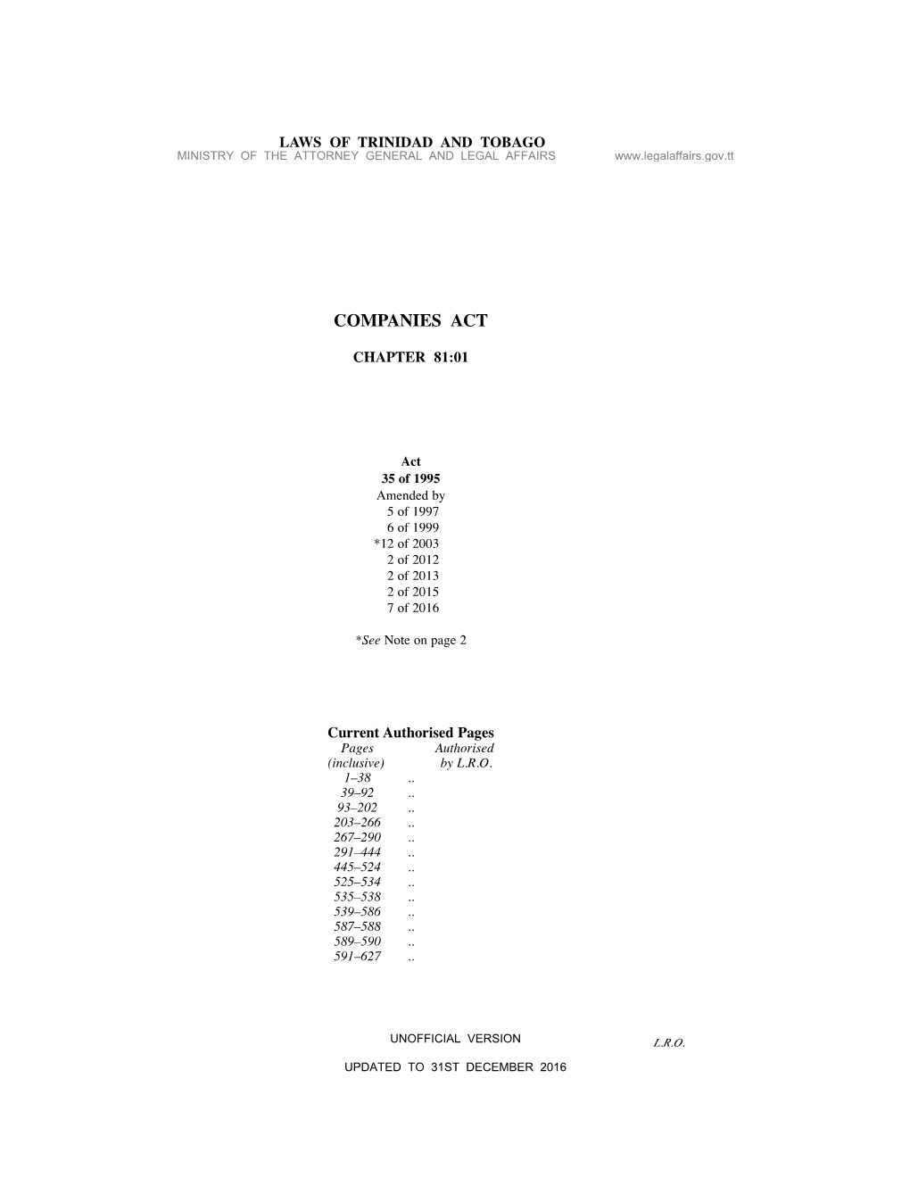 Companies Act