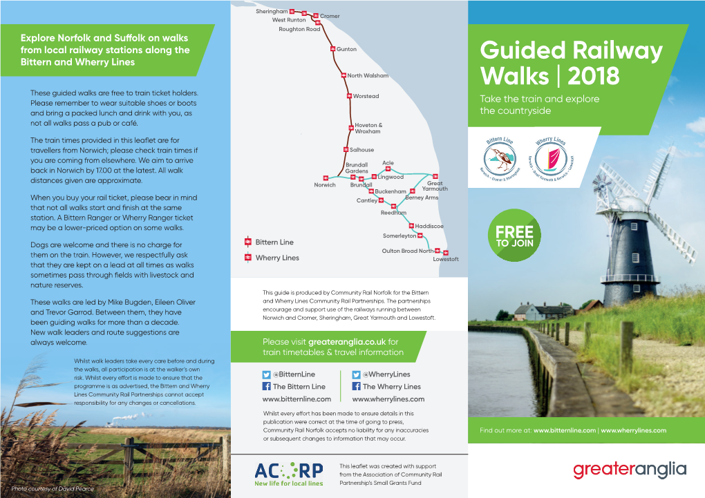 Guided Railway Walks | 2018