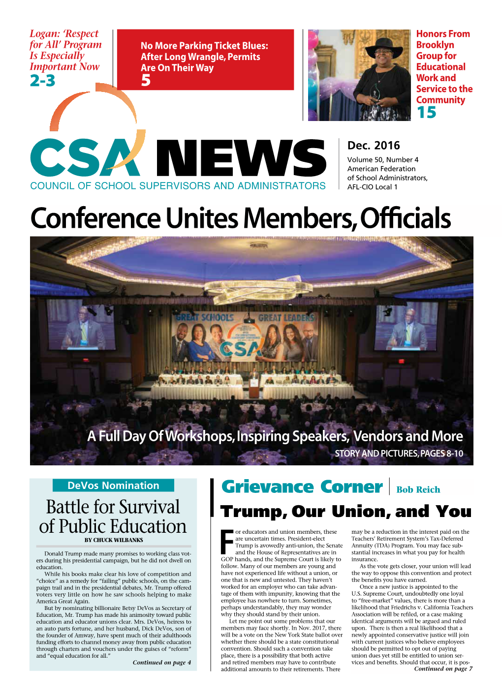 Conference Unites Members, Officials