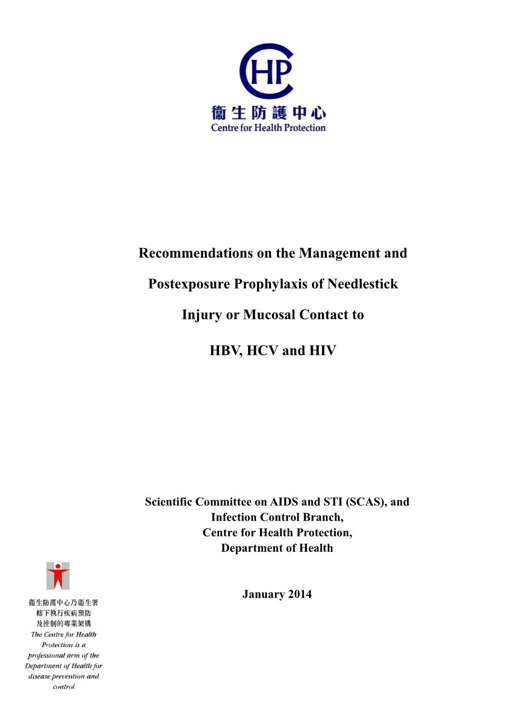 (CHP). Recommendations on the Management and Postexposure