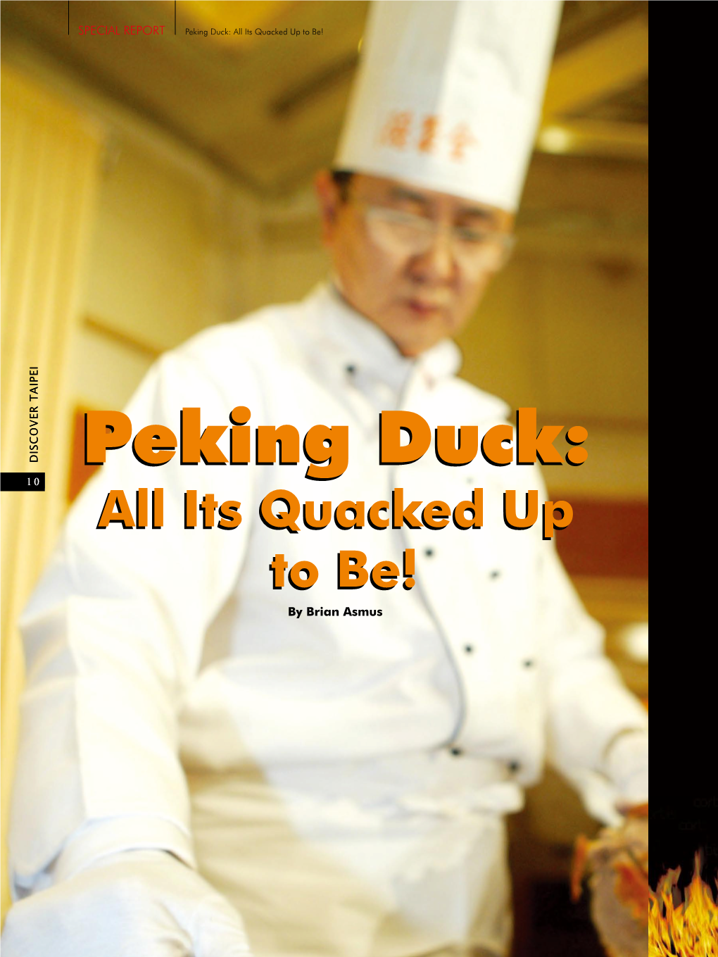 Peking Duck: All It's Quacked up To