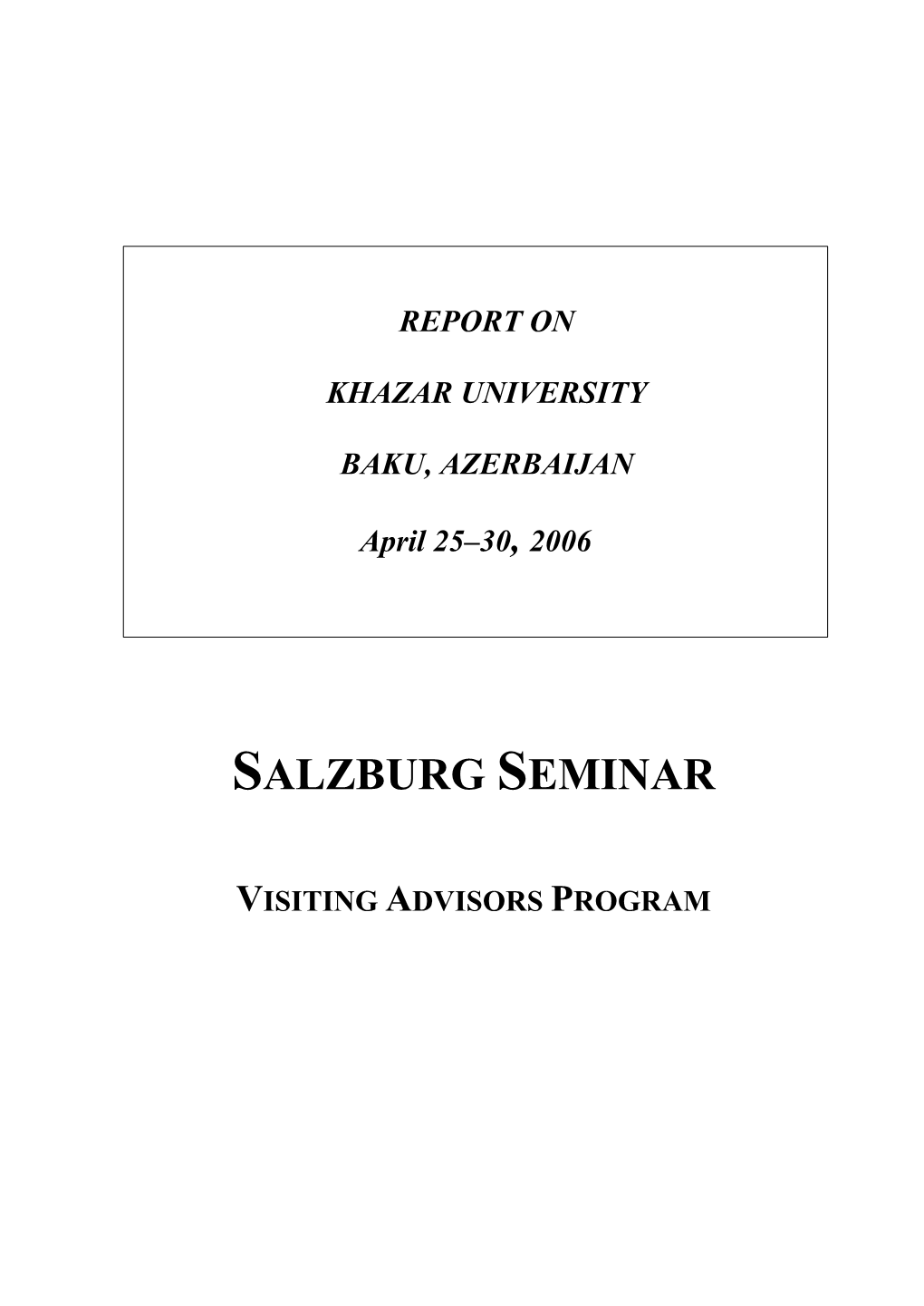 Salzburg Seminar