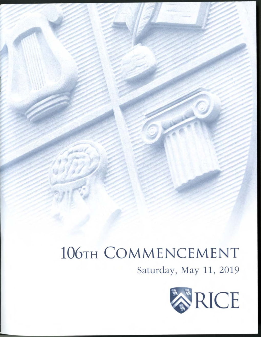 Rice University Commencement Program 2019