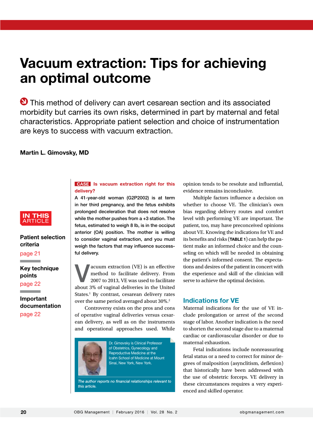 Vacuum Extraction: Tips for Achieving an Optimal Outcome