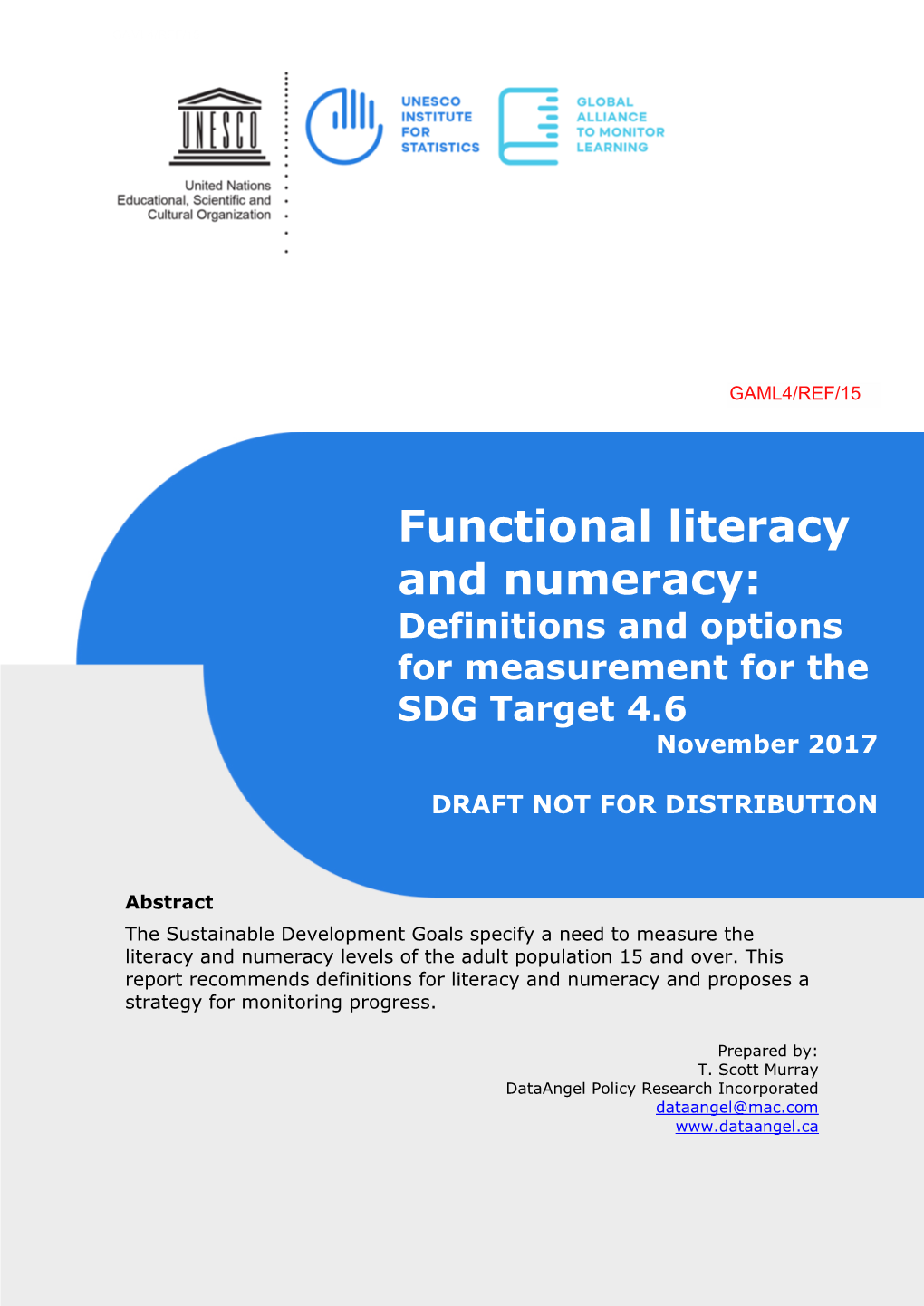 Functional Literacy and Numeracy