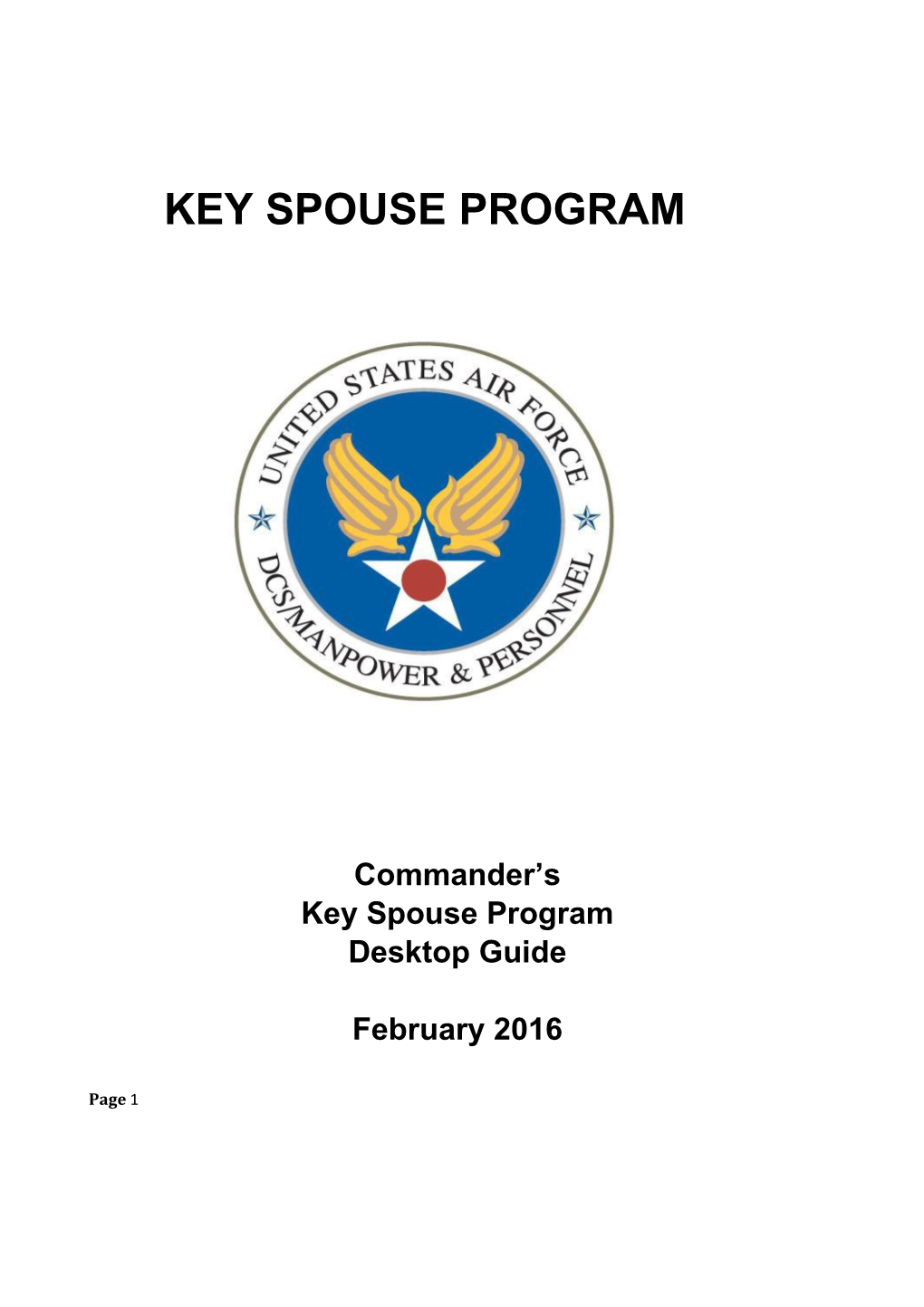 Key Spouse Program