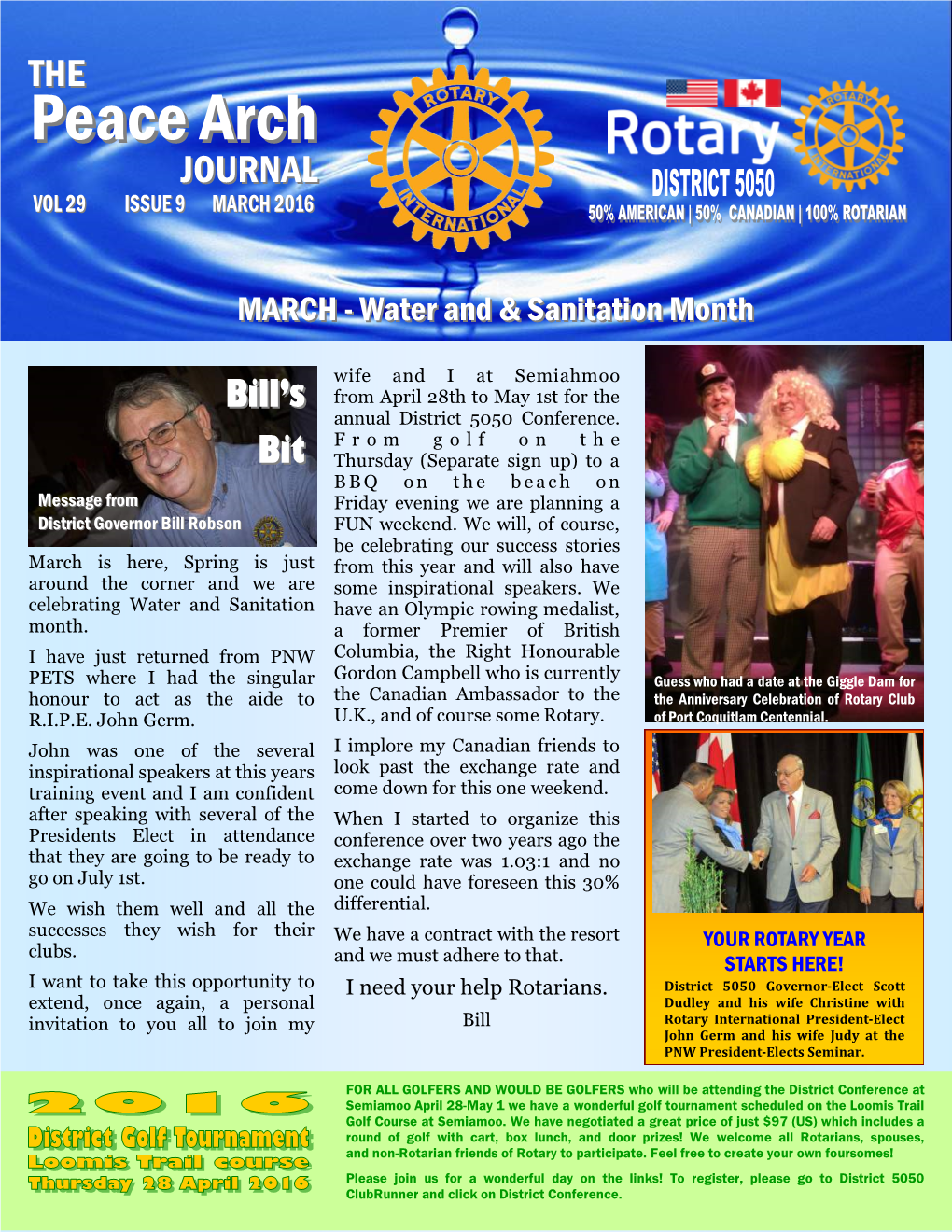 March 2016 Peace Arch Journal Page 2