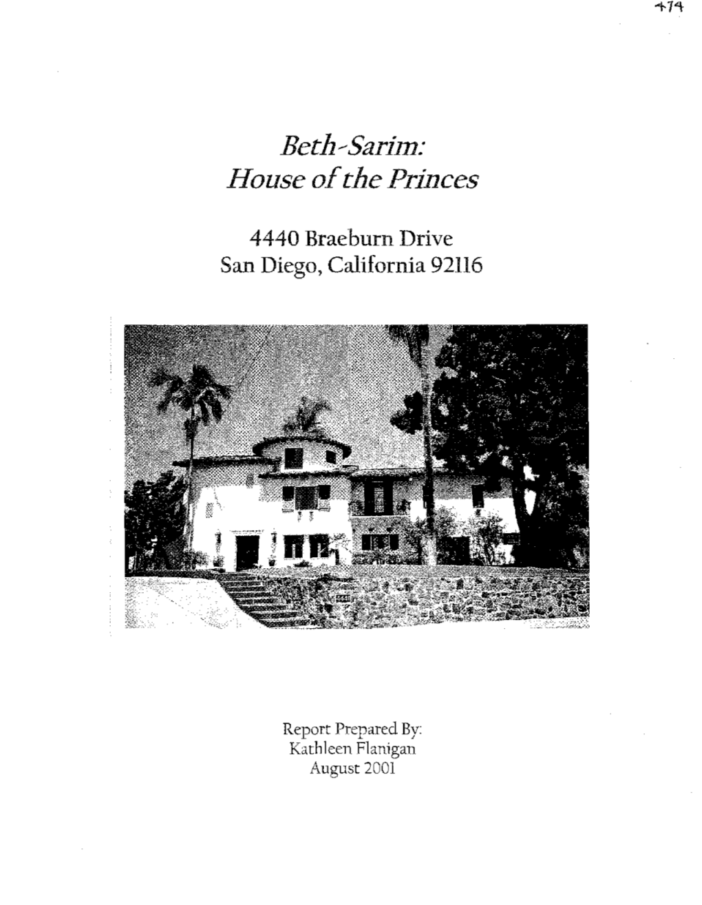 Beth-Sarim: House Ofthe Princes