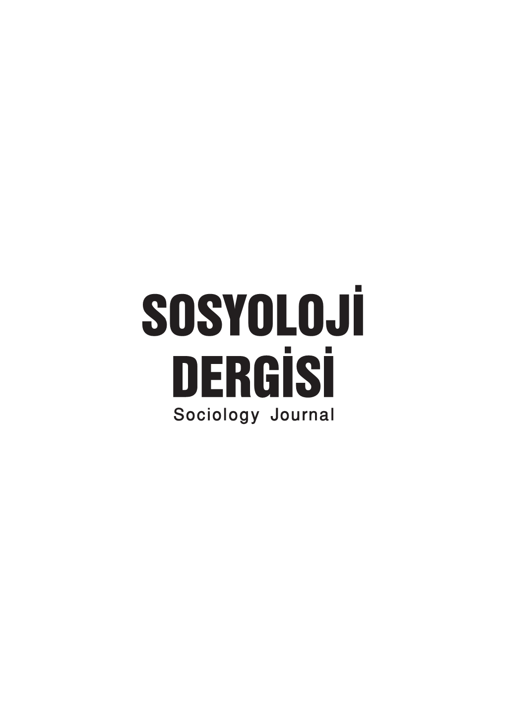 Sosyoloji Dergisi