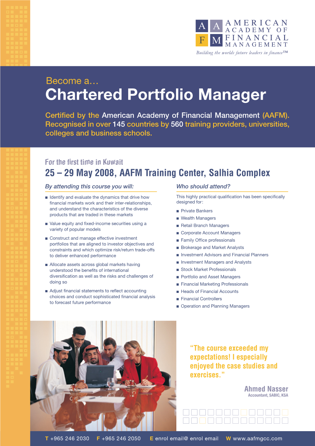 Chartered Portfolio Manager